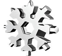 Retoo Outil multifonction flocon de neige 18 en 1 multifonction pour l'extérieur, les voyages, le camping, le bushcraft Outil multifonction, gadgets pour hommes, fête des hommes ou fête