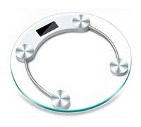 Retoo Pèse-personne numérique avec technologie Step-On et capteurs de haute précision en verre trempé, pèse-personne avec écran LCD jusqu'à 180Kg & précision 100 grammes, balance de poids kg/lbs/St