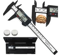 Retoo Pied à coulisse numérique de 150mm avec batterie de rechange, étanche aux éclaboussures et à la poussière avec écran LCD, outils de mesure pour la maison et l'industrie