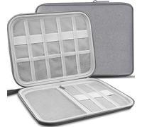 Retoo Sac Câble Multifonctionnel Sac de Voyage Universel Électronique Cable Management Cubes 2 Couche pour Tablette Disque Dur Externe Chargeur Adaptateurs Cartes Mémoire Câbles USB