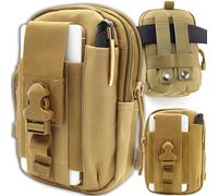 Retoo Sac Tactique Ceinture Sacoche Ceinture Molle EDC 1000D Sac Multifonctionnel avec Un Mousqueton pour Cyclisme Randonnée Alpinisme Course Sports Extérieurs