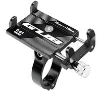 Retoo Support de téléphone Velo Portable réglable et Anti-Choc, Guidon de téléphone Portable pour Moto et Scooter, vélo de Route, Guidon de vélo pour iPhone, Huawei, Samsung, Xiaomi (3,5-6,2 Pouces)