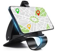 Retoo Support de téléphone Portable avec Pinces, Support de téléphone Portable Stable Noir, Support de Smartphone Portable Universel