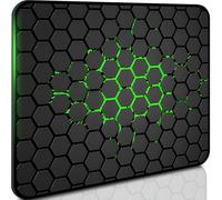 Retoo Tapis de souris de jeu 250 x 350 mm imperméable en caoutchouc antidérapant pour PC, bureau, travail, étude, ordinateur portable, matériaux durables, protège contre les éclaboussures, améliore la