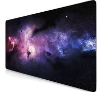 Retoo Tapis de souris de jeu XXL - 800 x 400 mm - Grand sous-main antidérapant - Améliore la vitesse et la précision - Motif cosmos