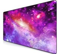 Retoo Tapis de Souris de Jeu XXL, 800 x 400 mm, Grand Tapis de Souris, sous-Main antidérapant, améliore la Vitesse et la précision, Motif Cosmos