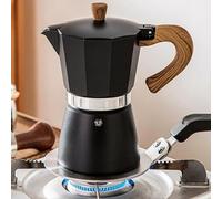 Retoteng Cafetière à expresso pour cuisinière, 6 tasses à moka - Percolateur à café cubain manuel en aluminium de qualité supérieure - Cafetière italienne à moka Greca - Percolateur à café percolateur