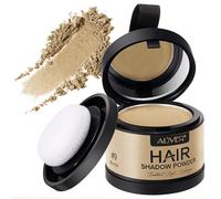 Retouche Racines Cheveux, 4g Poudre de Racine de Cheveux, Poudre capillaire, Densificateur de cheveux, Hairline Cover Up Powder pour Homme et Femme (Or Moyen)