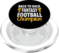 Retour à Dos Fantasy Football Champions 2X Trophy Win PopSockets PopGrip pour MagSafe