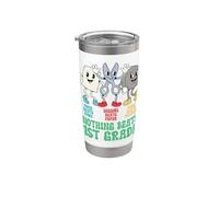 Retour à l’école 1re année Pierre Feuille Ciseaux Rien Bat Gobelet isotherme en acier inoxydable double paroi