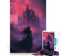 Retour à la forteresse Puzzle 1000 pièces pour Adultes Stimule la mémoire Jeu de société Bords Nets Cadeau élégant (50x75cm)