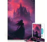 Retour à la forteresse Puzzle de 1000 pièces pour Adolescents Jeu de réflexion Stimulant et Amusant Découpe précise Cadeau Festif (38x26cm)
