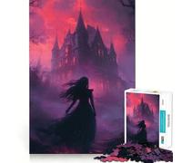 Retour à la forteresse Puzzle de 1000 pièces pour Adultes Stimule la mémoire, détend et facilite la Concentration Découpe Lisse Cadeau d'anniversaire (38x52cm)