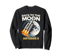 Retour à la Lune Artemis II Rocket Space Mission Sweatshirt