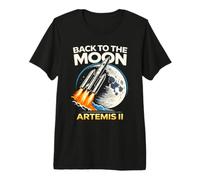 Retour à la Lune Artemis II Rocket Space Mission T-Shirt Haut de Gamme