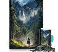 Retour à La Vallée Cachée Puzzle de 1000 pièces pour Adolescents Jeu de réflexion et de création Collective Objet de Collection aux découpes nettes (50x75cm)