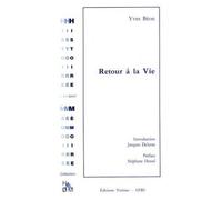 Retour à la vie - Yves Béon - Tiresias Michel Reynaud - broché - Essai