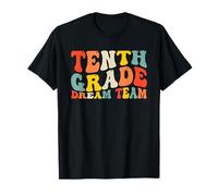 Retour à l'école 10e année Dream Team Teacher Kid Dixième année T-Shirt