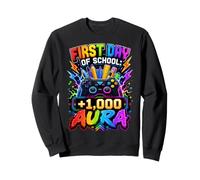 Retour à l'école 1er Jour à Schoo Aura Sweatshirt