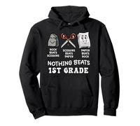 Retour à l'école 1ère année Roche Papier Ciseaux Nothing Sweat à Capuche