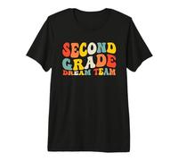 Retour à l'école 2e année Dream Team Teacher Kid Deuxième année T-Shirt Haut de Gamme
