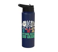 Retour à l'école 2e année Pierre Papier Ciseaux Rien ne vaut Stainless Steel Insulated Water Bottle