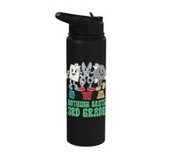 Retour à l'école 3e année Pierre Papier Ciseaux Rien ne vaut Stainless Steel Insulated Water Bottle