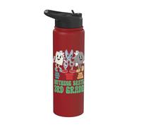 Retour à l'école 3e année Pierre Papier Ciseaux Rien ne vaut Stainless Steel Insulated Water Bottle