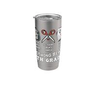 Retour à l'école 5ème année Roche Papier Ciseaux Nothing Gobelet isotherme en acier inoxydable double paroi