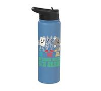 Retour à l'école 6e année Pierre Papier Ciseaux Rien ne vaut Stainless Steel Insulated Water Bottle