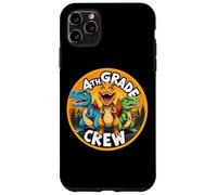 Retour à l'école avec équipage de 4e année et Amoureux des Dinosaures T-Rex Dino Coque pour iPhone 11 Pro Max