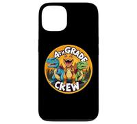 Retour à l'école avec équipage de 4e année et Amoureux des Dinosaures T-Rex Dino Coque pour iPhone 13