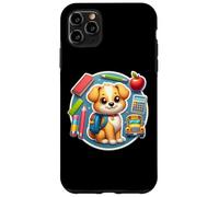 Retour à l'école Cirnecho dell'Etna Chien Garçon Fille Étudiant Enfants Coque pour iPhone 11 Pro Max