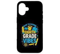 Retour à l'école Huitième année Vibes Cute Girls First Day Coque pour iPhone 16