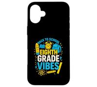 Retour à l'école Huitième année Vibes Cute Girls First Day Coque pour iPhone 16 Plus