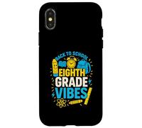 Retour à l'école Huitième année Vibes Cute Girls First Day Coque pour iPhone X/XS