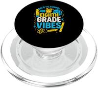 Retour à l'école Huitième année Vibes Cute Girls First Day PopSockets PopGrip pour MagSafe