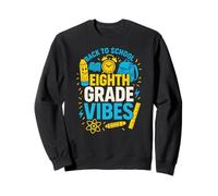 Retour à l'école Huitième année Vibes Cute Girls First Day Sweatshirt