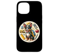 Retour à l'école Lancashire Heeler Chien Garçons Filles Étudiants Enfants Coque pour iPhone 15