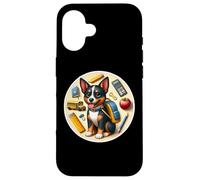 Retour à l'école Lancashire Heeler Chien Garçons Filles Étudiants Enfants Coque pour iPhone 16