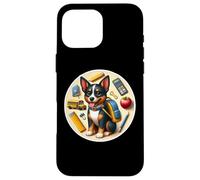 Retour à l'école Lancashire Heeler Chien Garçons Filles Étudiants Enfants Coque pour iPhone 16 Pro Max
