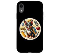 Retour à l'école Lancashire Heeler Chien Garçons Filles Étudiants Enfants Coque pour iPhone XR