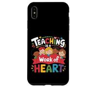 Retour à l'école, l'enseignement est Une œuvre de Heart Teacher 2025 Coque pour iPhone XS Max