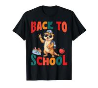 Retour à l'école Mignon Suricate étudiant Funny First Day Vibes T-Shirt