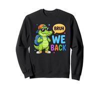 Retour à l'école : Nous soutenons Alligator, Nous Sommes de Retour Sweatshirt