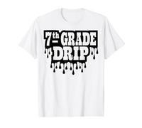 Retour à l'école pour Enfants de 7e année, garçons et Filles de septième année T-Shirt Graphique avec Valeur, Homme, Blanc, L