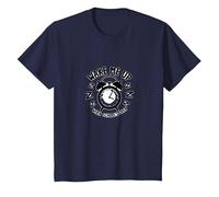 Retour à l'école : Wake Me Up When School's Over Humour T-Shirt, Enfant, Bleu Marine, 8 Ans