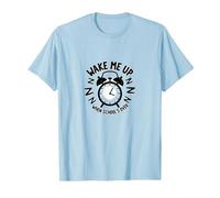 Retour à l'école : Wake Me Up When School's Over Humour T-Shirt, Homme, Bleu Céleste, XXL