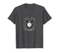 Retour à l'école : Wake Me Up When School's Over Humour T-Shirt, Homme, Chiné Foncé, 3XL