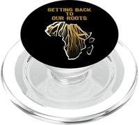 Retour à nos Racines Design du Patrimoine Africain PopSockets PopGrip pour MagSafe